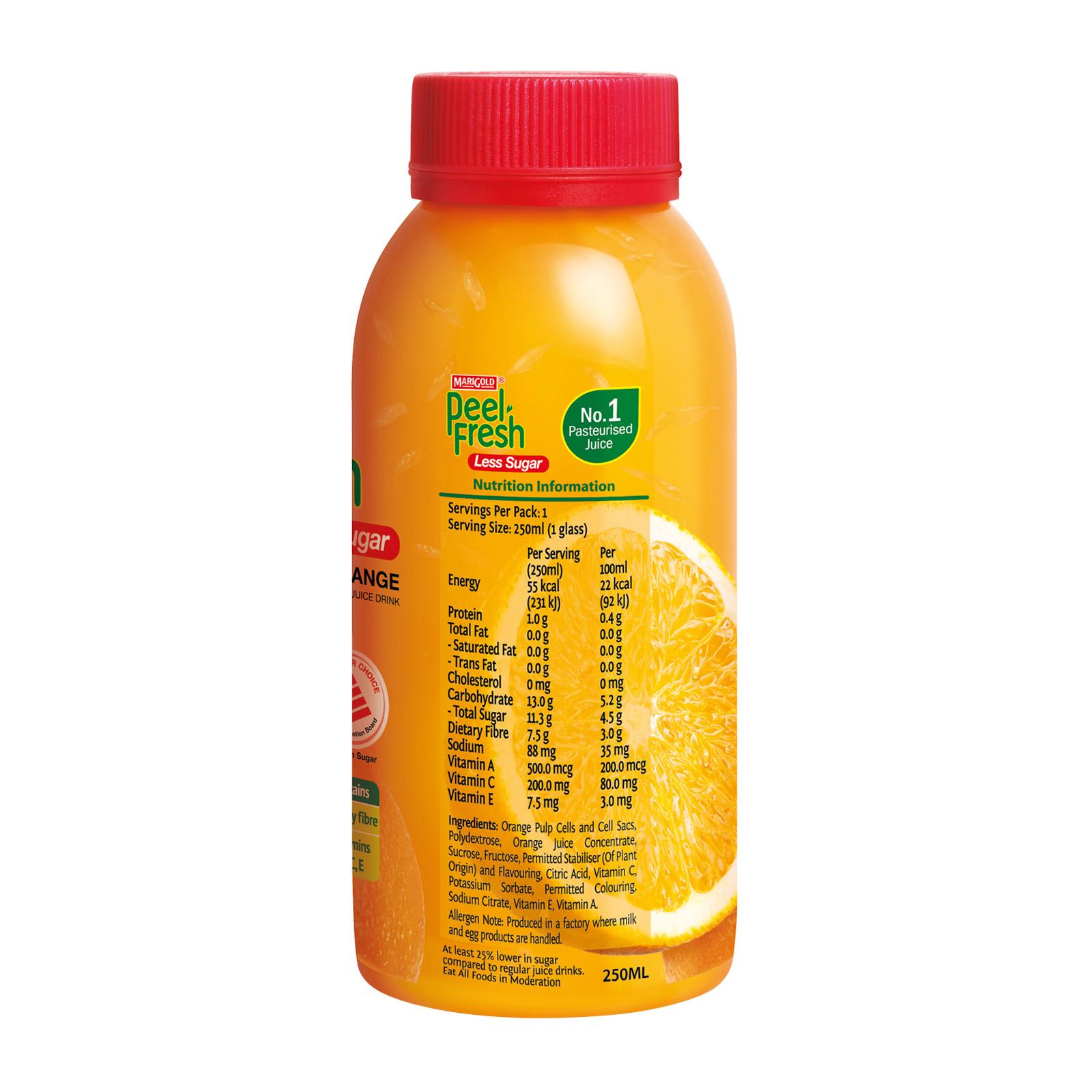 Marigold Orange Juice Nutrition Facts Purchase Wholesale MARIGOLD