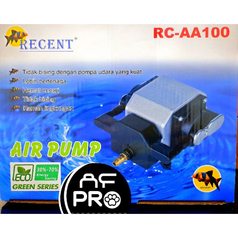 Airpump aerator HIKARI RECENT AA 100 Penambah oksigen udara kolam aquarium
