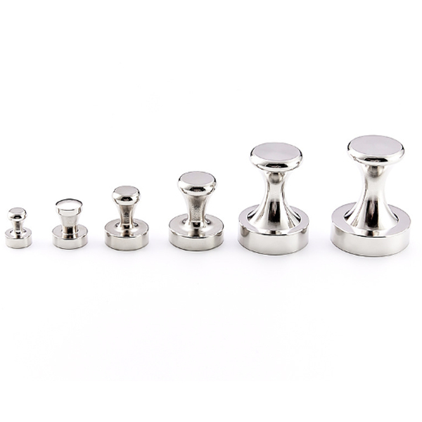 (1 Viên) Nam châm núm inox đính bảng, nam châm núm treo đồ