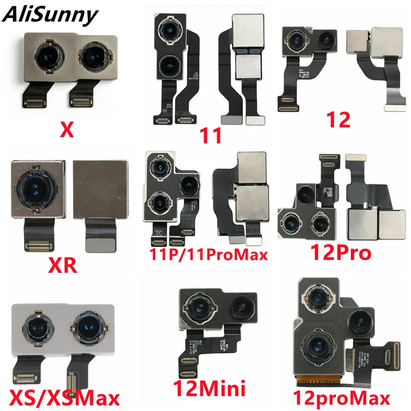 AliSunny Back Camera Flex Cable for iPhone 13 14 11 12 Pro Max Big Rear ...
