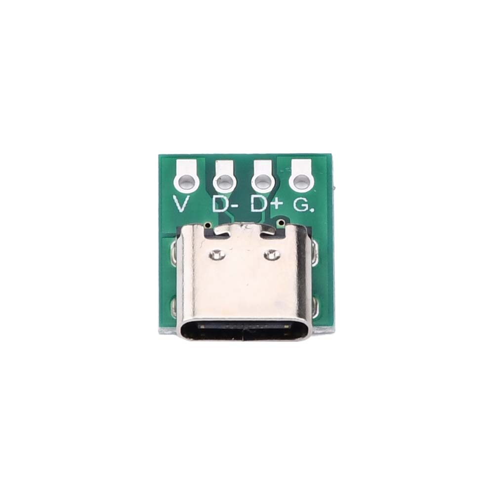 Diymore Bảng Kết Nối Slope Loại USB C Tự Làm 3.1 Nối Tiếp Cơ Bản Breakout Cổng Kết Nối Cái 16P Cho Dòng Dữ Liệu Dây Cáp Transfer