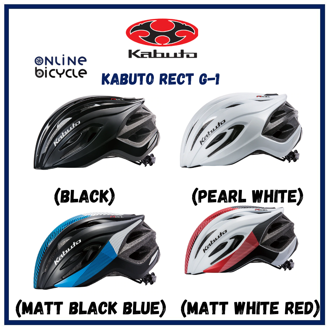 Kabuto RECT Helmet Asian Fit New Model Size M/L 57cm59cm