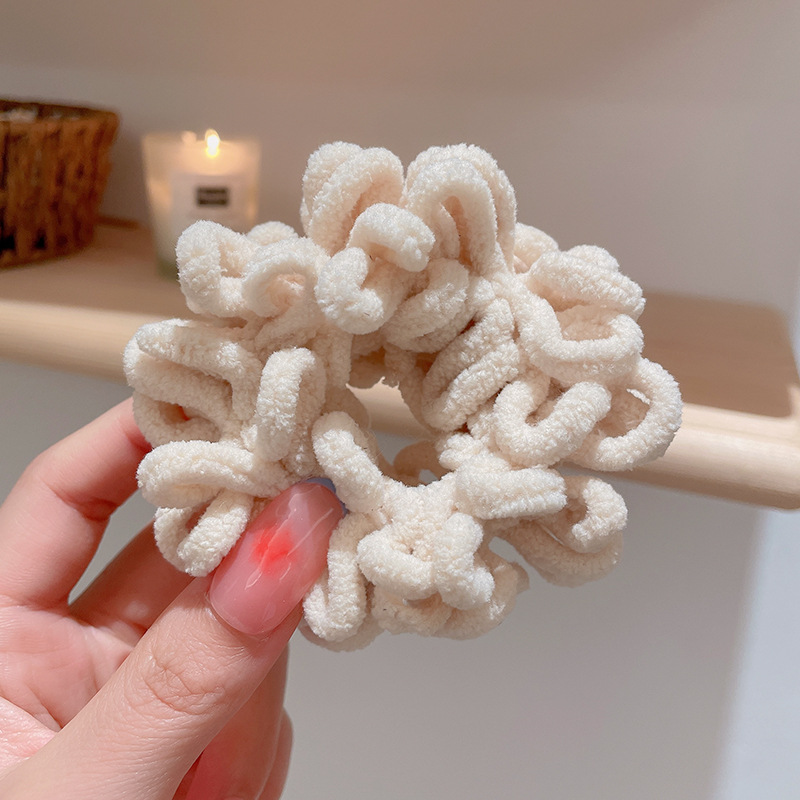 Dây buộc tóc scrunchies phong cách hàn quốc, dây chun cột tóc