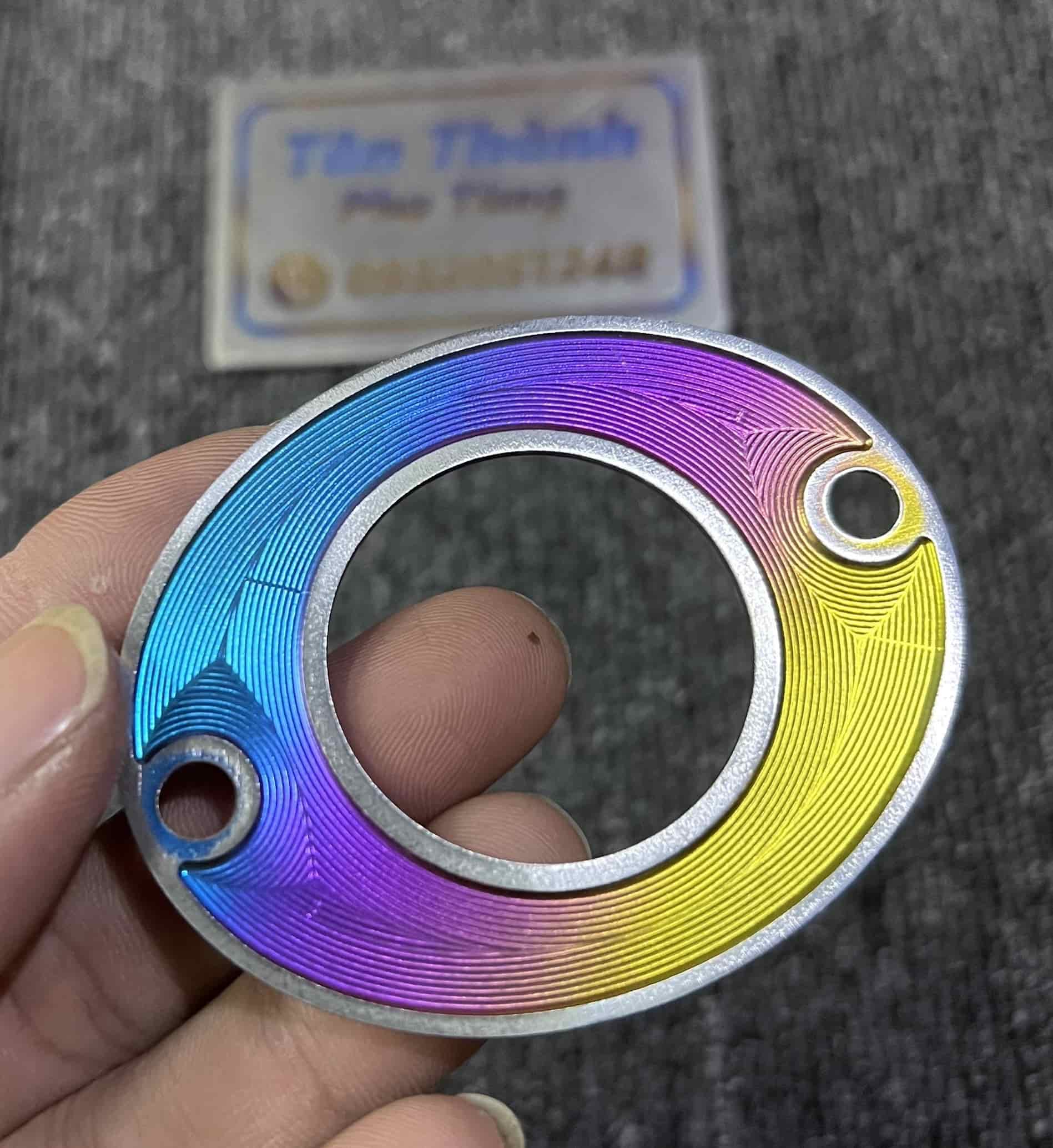 Tem titan ốp đít pô 4road - 7 màu