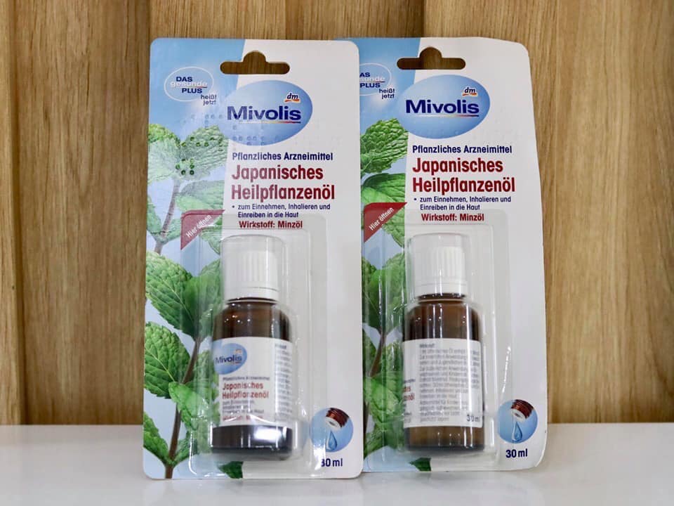 Tinh dầu bạc hà thảo dược DAS gesunde PLUS 30ml -Hàng nhập Đức