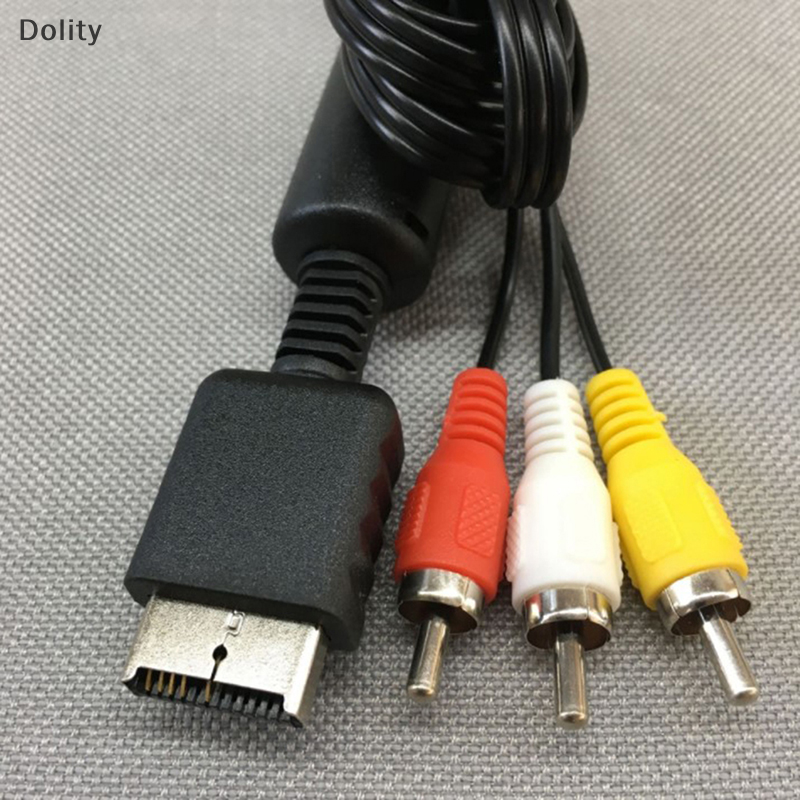 Dolity cáp video av cáp âm thanh nổi video tv a/v, ps ps3 cho playstation ps1 ps3 dây video âm thanh ps3 cho sony 1/2/3