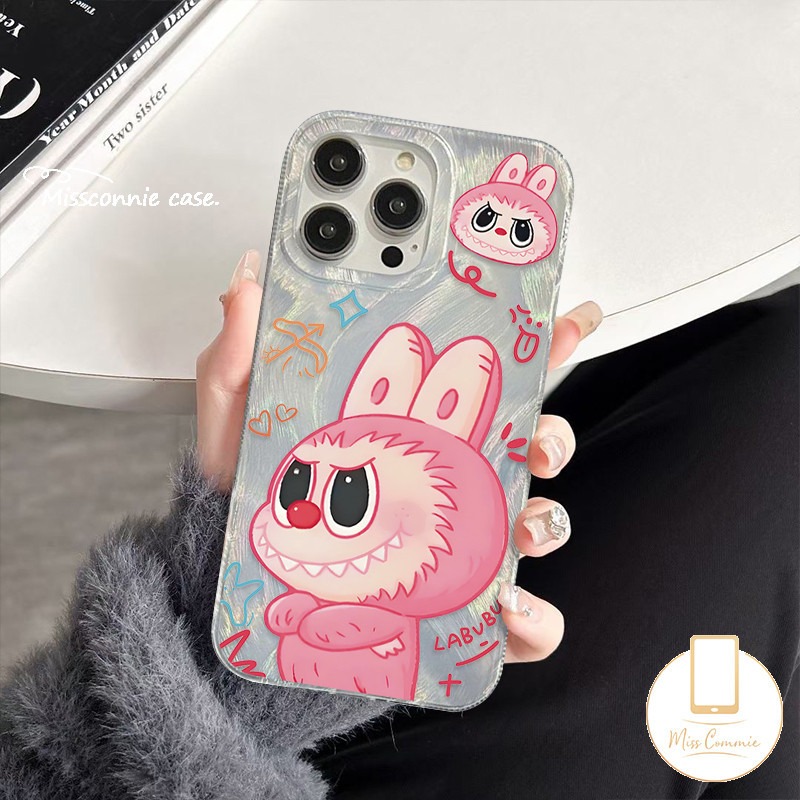 Pop Mart Labubu A Cute And Popular Brand Compatible For Oppo A18 A57 A16s A38 A78 A17 A15 A53 A12 A58 A54 A95 A76 A16 A5 A7 A74 A92 A77 A96 A33 A17K A31 A16 A9F A3s A5 A16 A3 Feather Yarn Smooth Card Cover. 