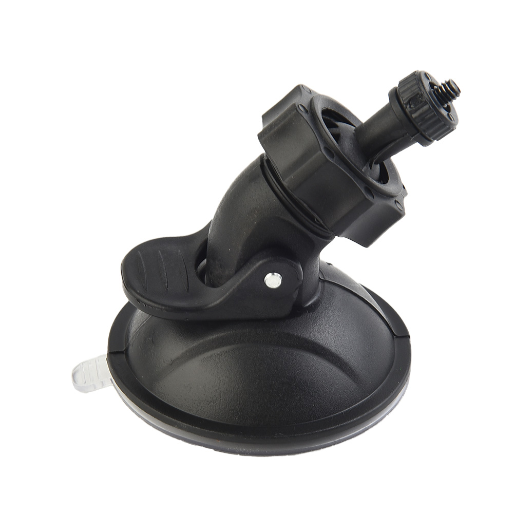 【Limited edition】 Car Mount Recorder Bracket Dash Cam Holder Camera Stand Suction Cup Black ABS Rotatable