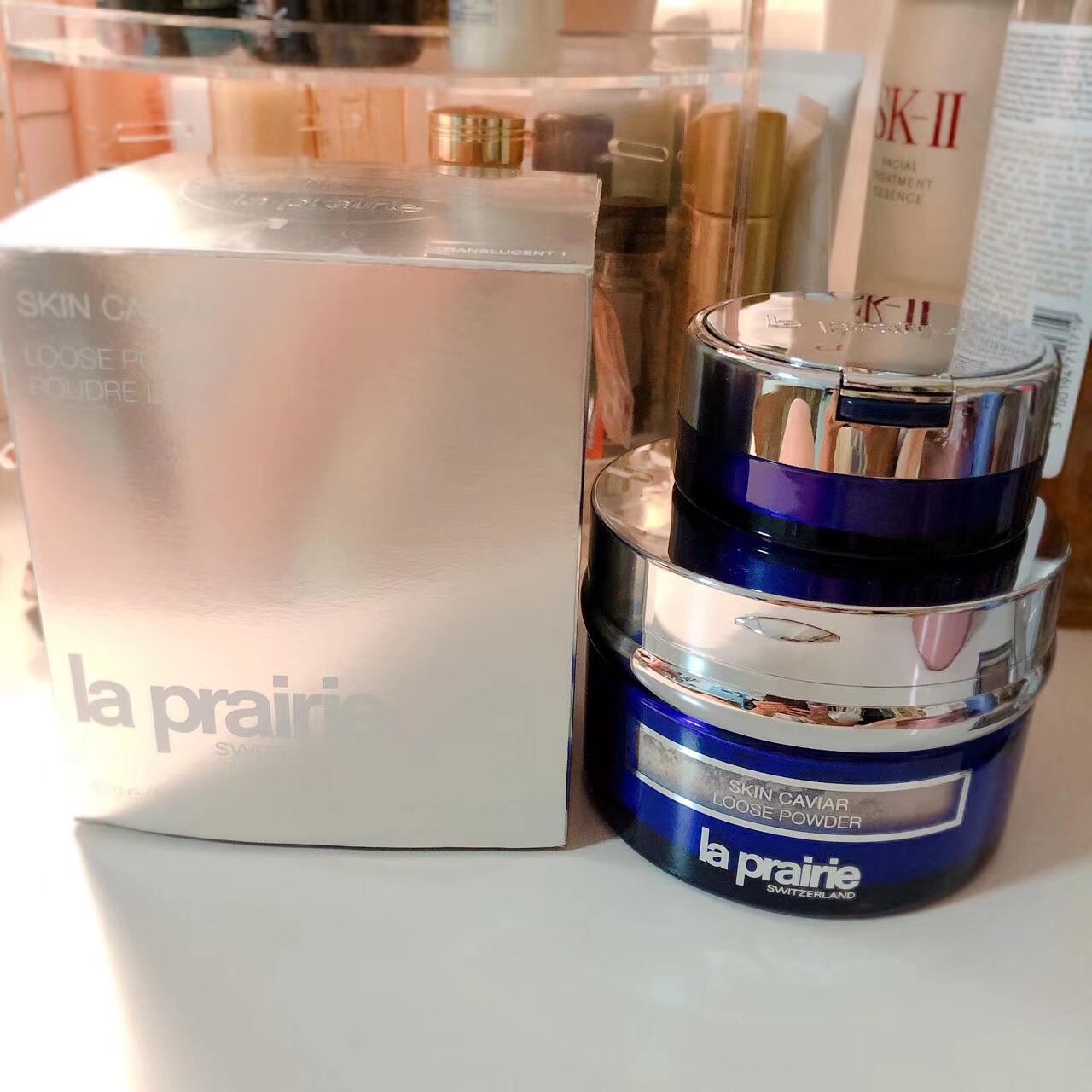 La Prairie Belle Blue Caviar Loose Powder 40g+10g | Lazada Singapore