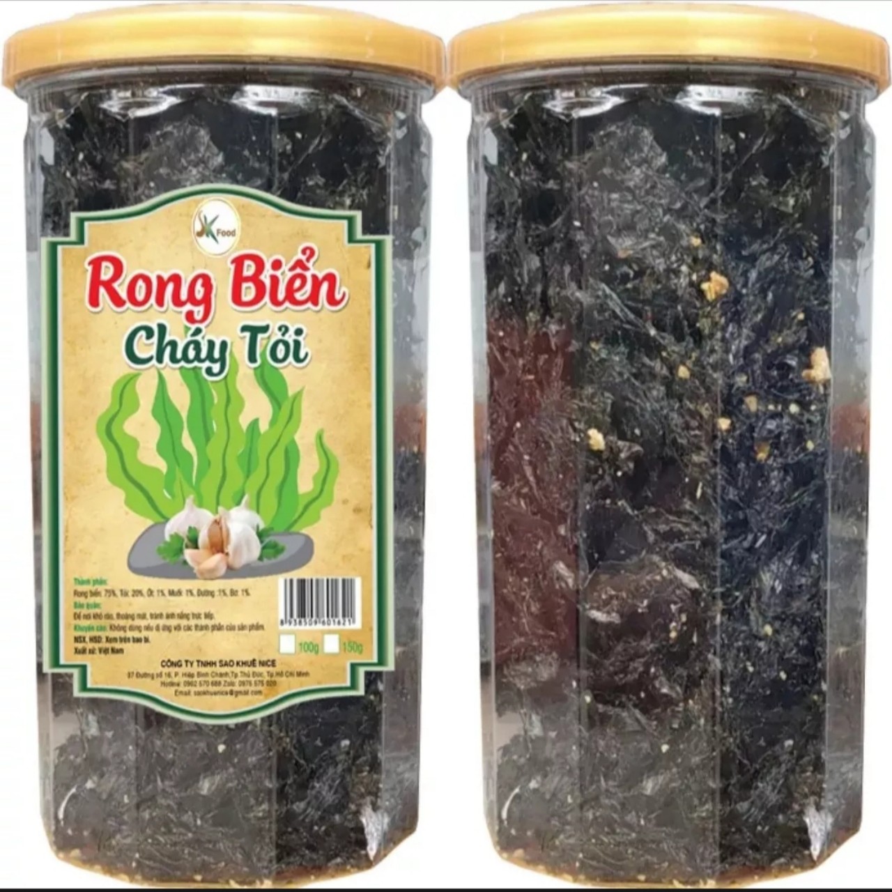 RONG BIỂN CHÁY TỎI-100g