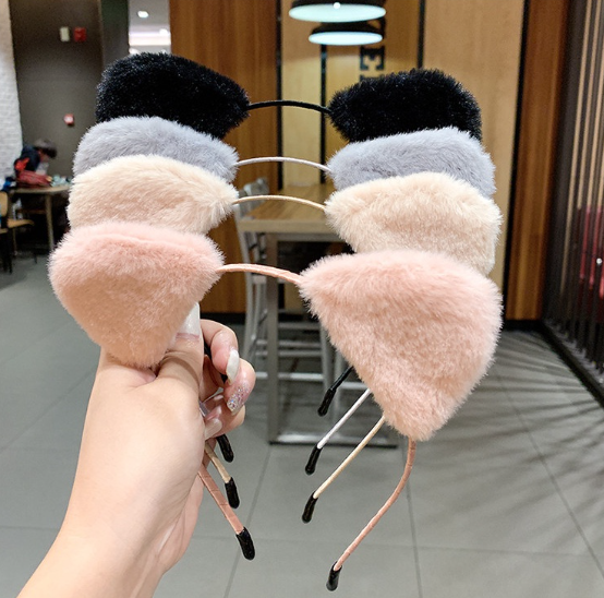 Cài Tóc Băng Đô Nữ Tai Mèo Đáng Yêu