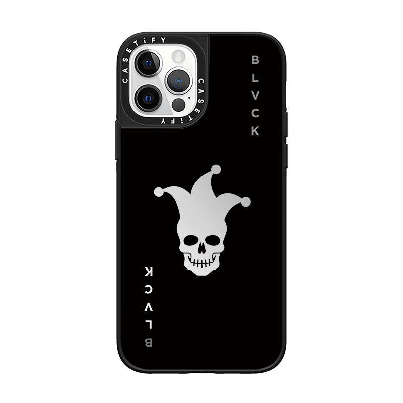 Original casetify blvck evil teddy bear mirror hard impact case cover for iphone 11 12 13 14 15 plus pro max casing