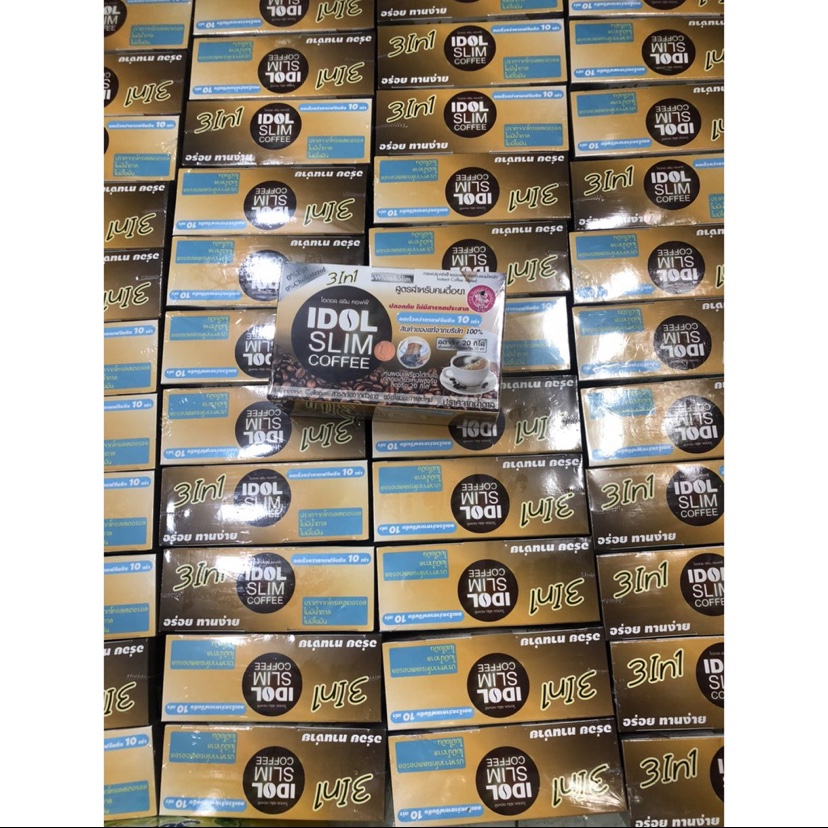 [HCM]CÀ PHÊ GIẢM CÂN THÁI LAN IDOLE SLIM COFFE ( hộp 10 gói )