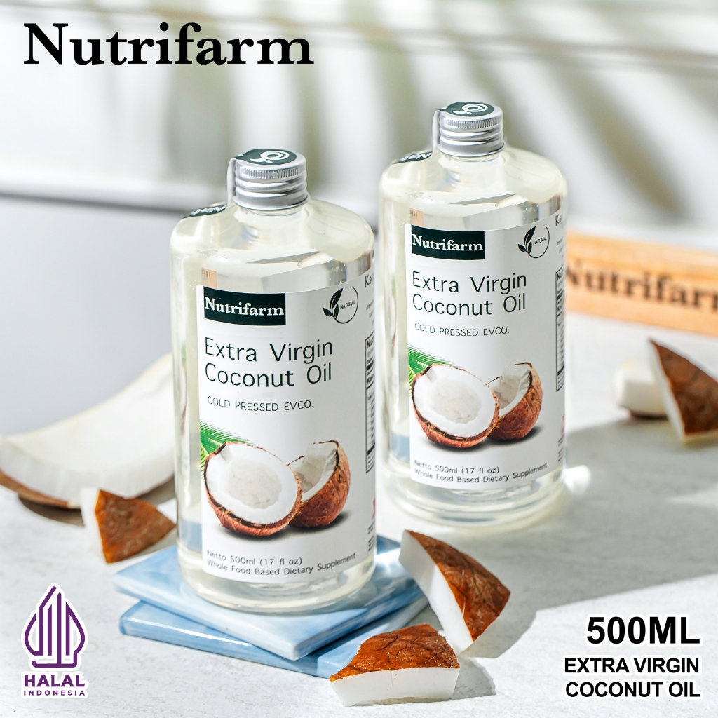 Extra Virgin Coconut Oil 500ml Organik Premium Quality Minyak Kelapa