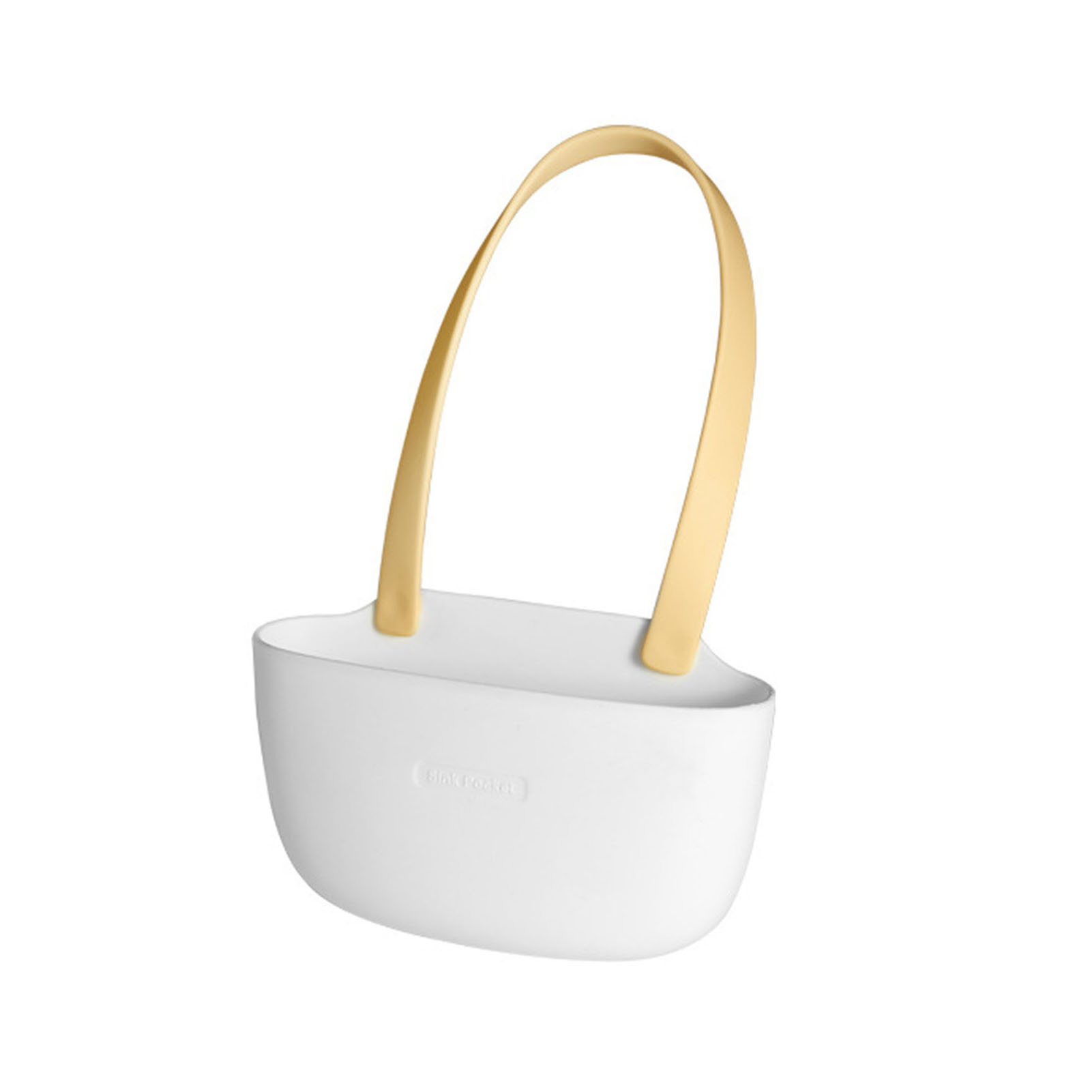 Non-deformable Sink Strainer Drain Basket for Kitchen Sink Kitchen Sponge Drain Holder Durable Sink Drain Bag with Easy Installation Hollow Design for Home