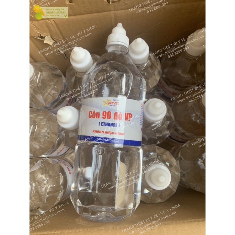 CỒN 90 ĐỘ VP CHAI 1000ml