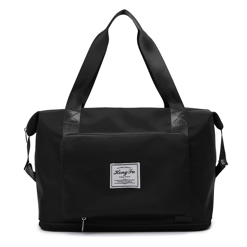 Folding women's short distance portable large capacity waiting production storage business travel luggage for fitness bag