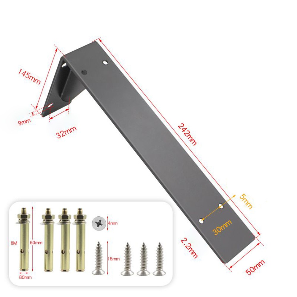 【Unirax】 Chân đế chịu lực cao, kệ Kim Loại Lớn, hình tam giác nổi treo tường 【hàng có sẵn】