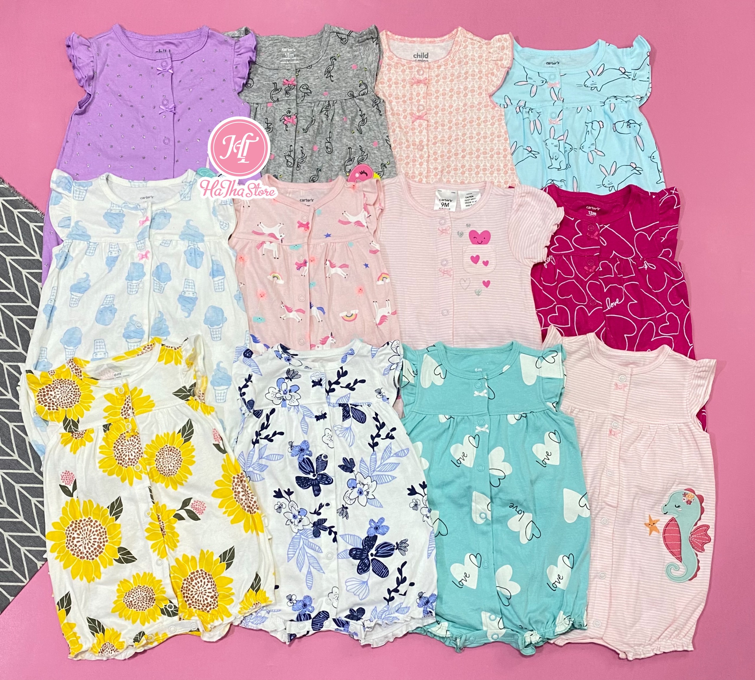 Body đùi C4RT£R cho bé gái (3-13kg)