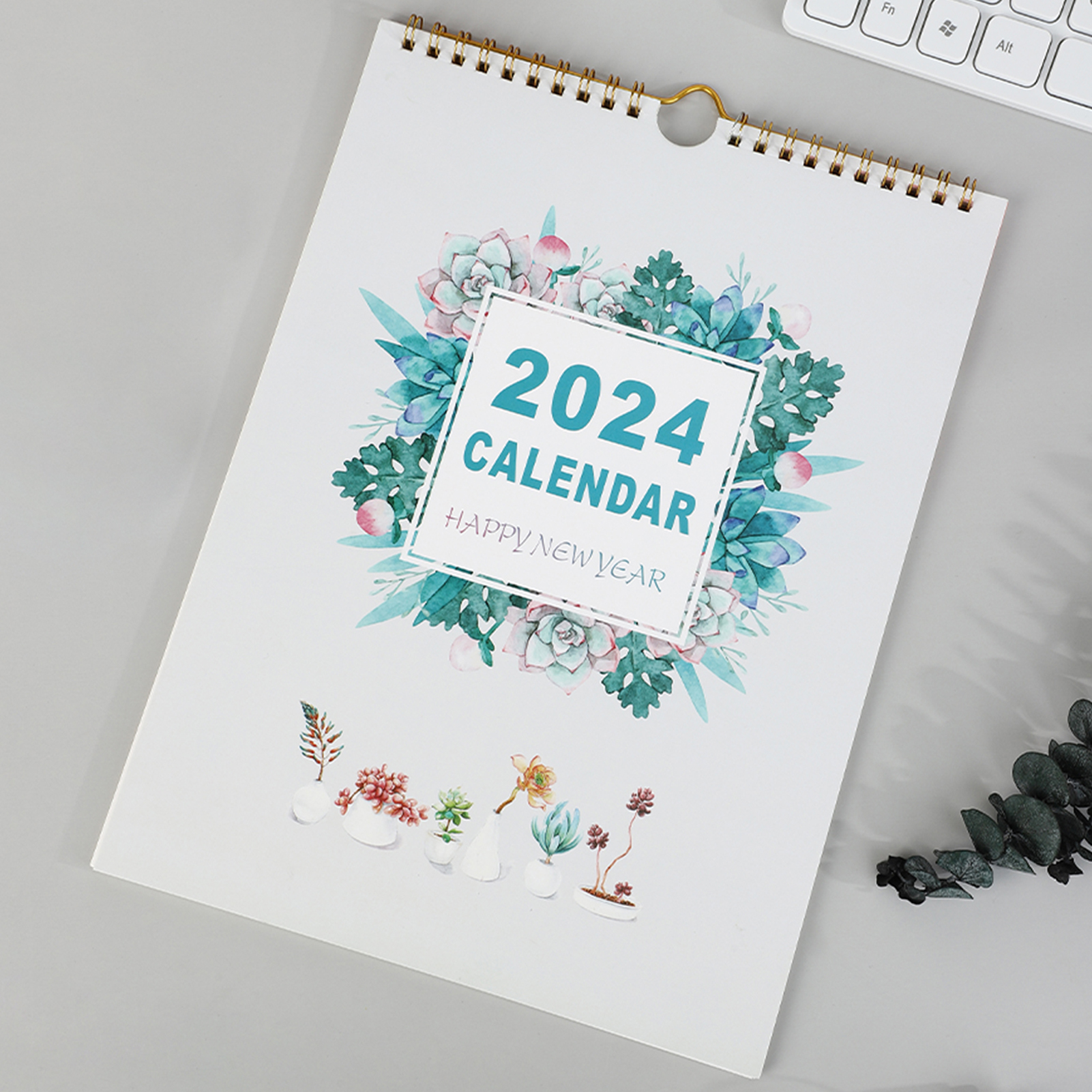 2024 Wall Hanging Calendar English Yearly Planner Sheet Daily Schedule To Do List Agenda Schedule Organizer Check List Home Office