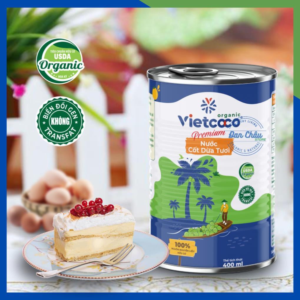 NƯỚC CỐT DỪA HỮU CƠ 400ml