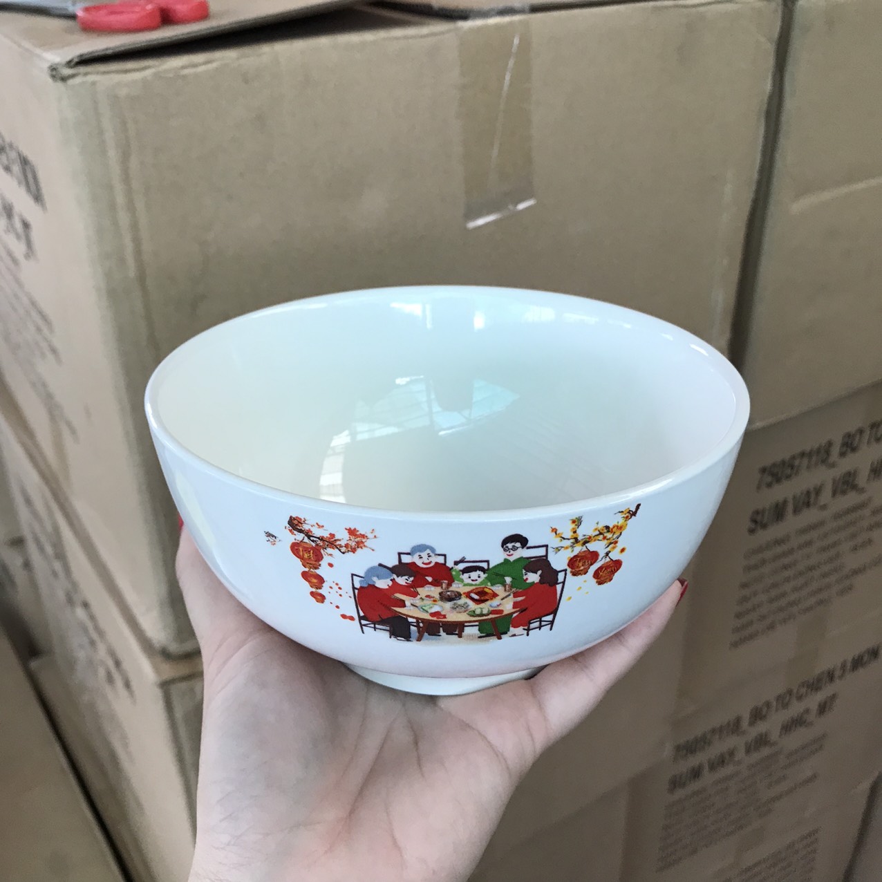 Combo 10 chén sứ dễ thương ( hình ngẫu nhiên)