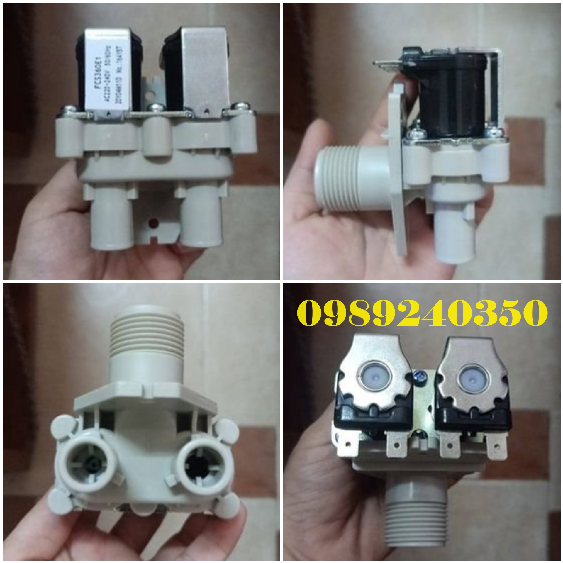 Van cấp đôi máy giặt AQUA mới chính hãng