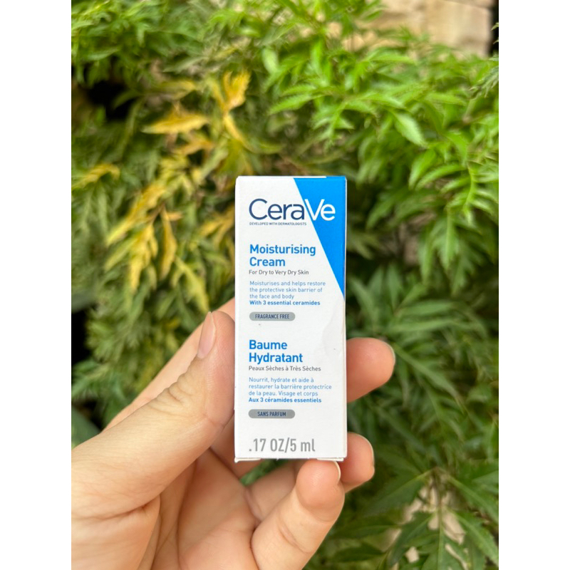 Kem dưỡng ẩm Cerave Moisturizing Cream - Hàng Mini 5ml/20ml