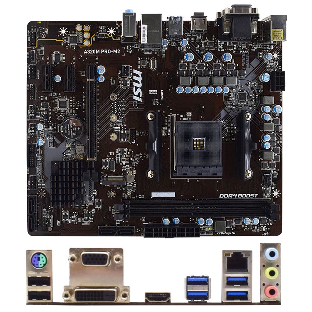 Pro Vh Plus A320m Msi Motherboard Used Very Good: MSI A320M PRO-VD