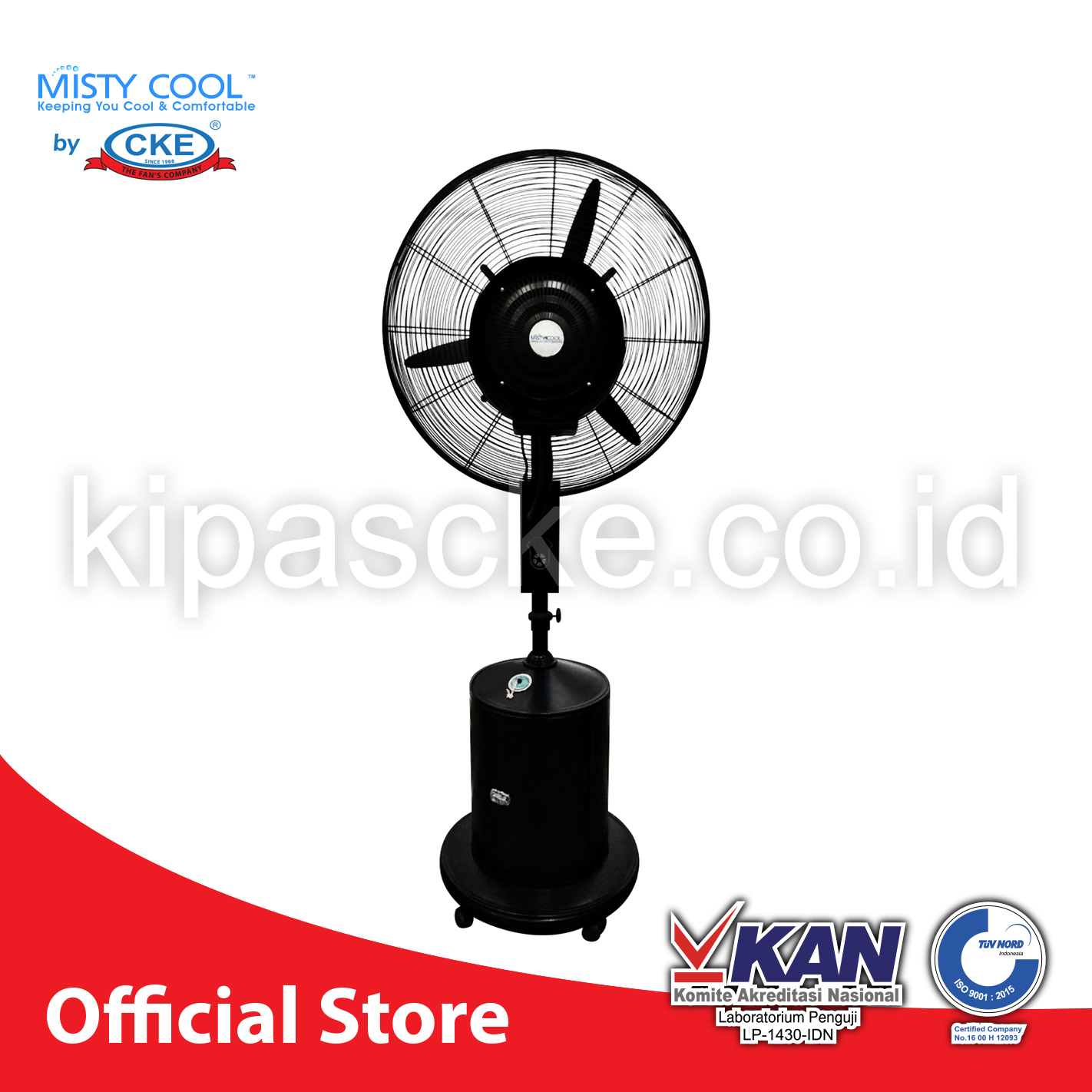 Spray Fan Misty Cool 230W Kipas Kabut Kipas Angin Embun/Kipas