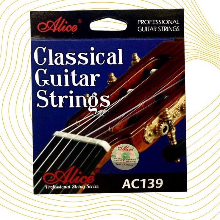 Dây Đàn Guitar Classic Alice 139- Dây Nilon