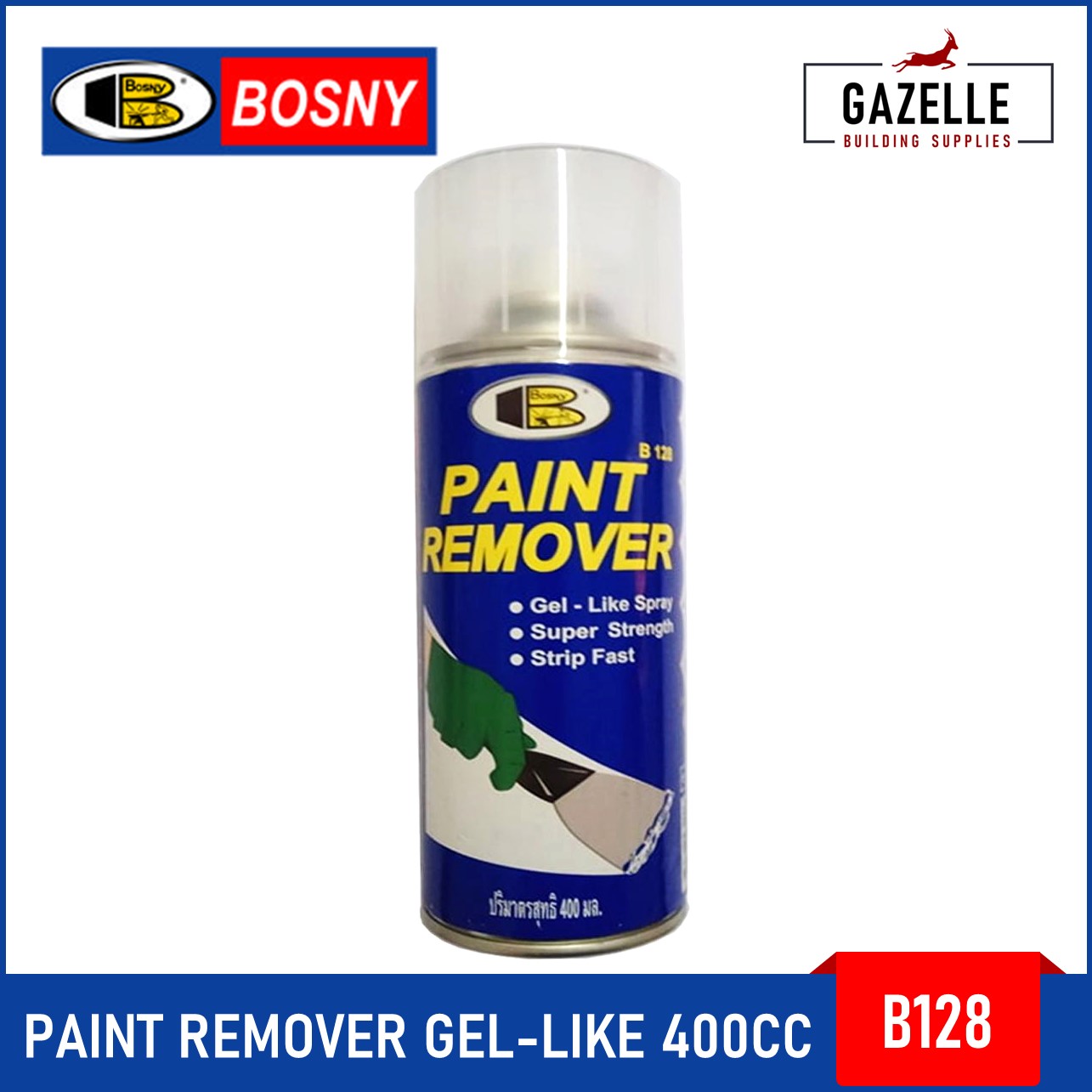 Bosny Paint Remover Gel Like Spray B128 / All Purpose B228 - 400cc ...