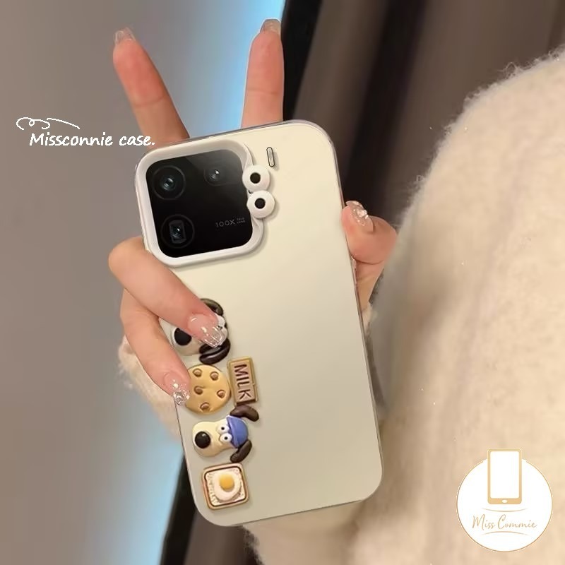Cute Cartoon Puppy Loop Biscuit 3D Doll Bracelet Case Compatible for Realme Note 50 C51s C35 C63 C21 C65 C15 C20 C25 C12 C53 C51 C11 C67 C31 6i 5s 9i 8i 11 7i 5 5i C17 C55 C30 C25Y C21Y C33 Soft Luxury Electroplated Metal Lens Cover. 