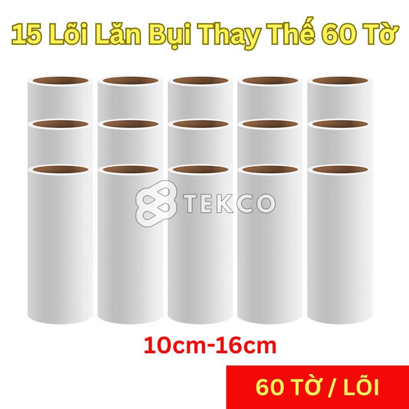 Lõi cây lăn bụi làm sạch quần áo - lăn lăn dự phòng thay thế cây lăn bụi 10cm-16cm