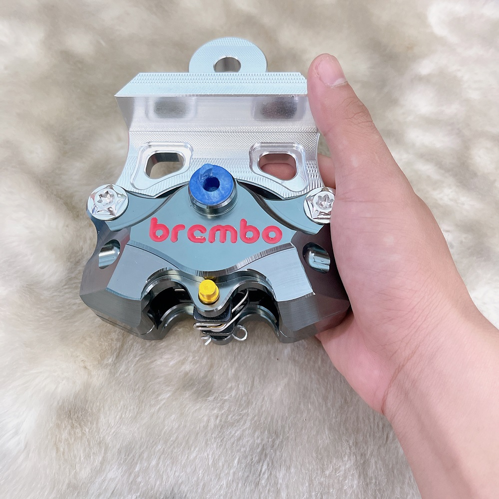 _heo dầu thắng đĩa rembo 2pis kèm pát cnc gắn sau cho ex135,ex150/150, winner
