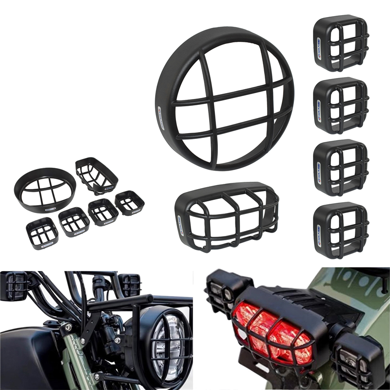 Motorbike 6pcs/set Headlight Head Light Grill Guard Cover Taillight