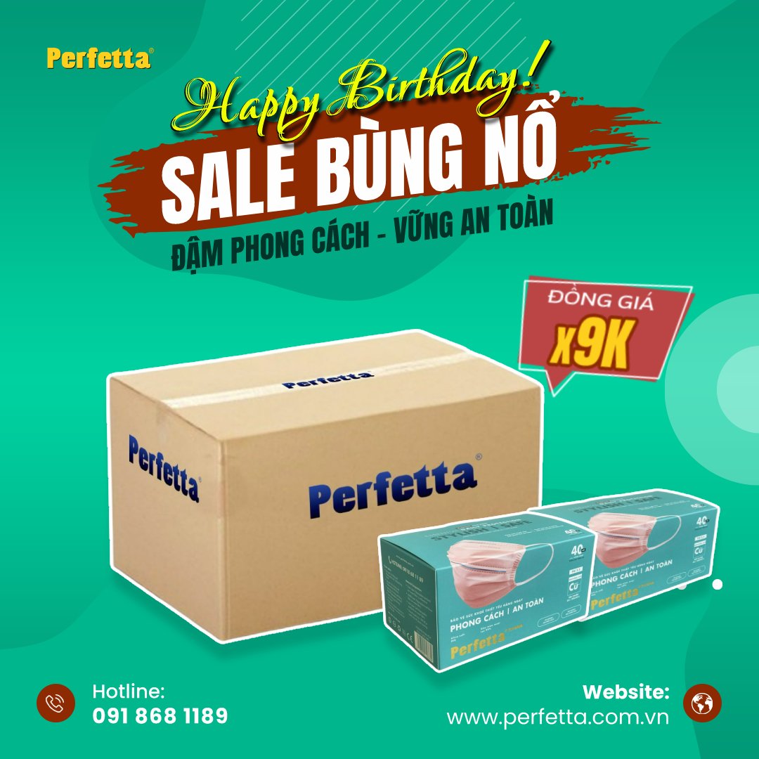 COMBO 2 Khẩu trang Perfetta Premium màu hồng nhạt 40 cái hộp đóng gói thumbnail