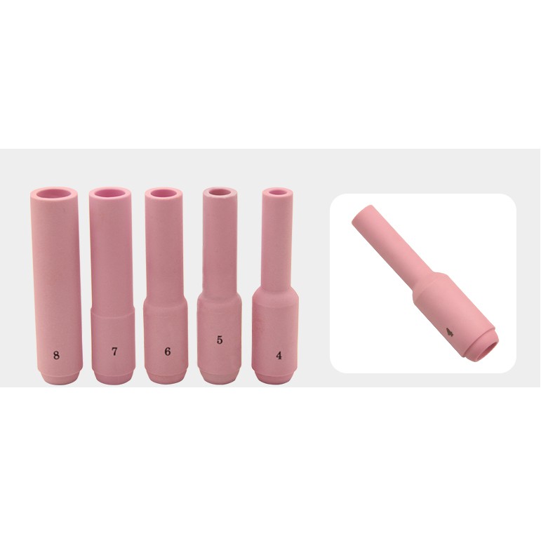 Chụp sứ mỏ hàn tig WP 17 - 18 - 26  kéo dài