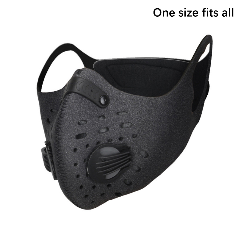 Riding Mask Men Women Windproof Dustproof Cycling Equipment Cold Warm Mask Half Face Running Breathable Activated Carbon. 