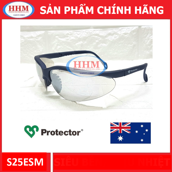 Kính bảo hộ Protector S25ESM màu trắng tráng bạc