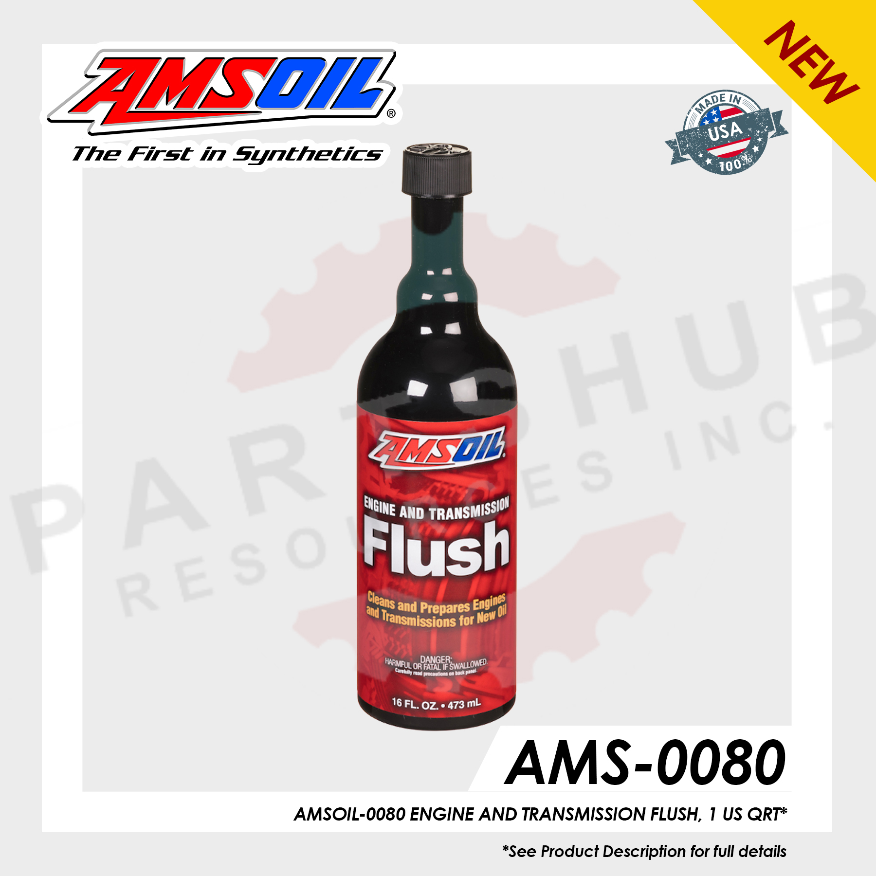 AMSOIL0080 ENGINE & TRANSMISSION FLUSH, 1 US QRT* Lazada PH