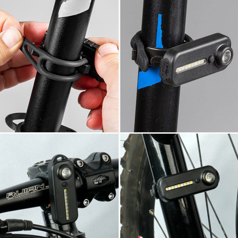 LED Red Blue Shoulder Police Light with Clip USB Charging Flashing Warning Safety Flashlight Torch Bike Warn Light CVFHHH. 