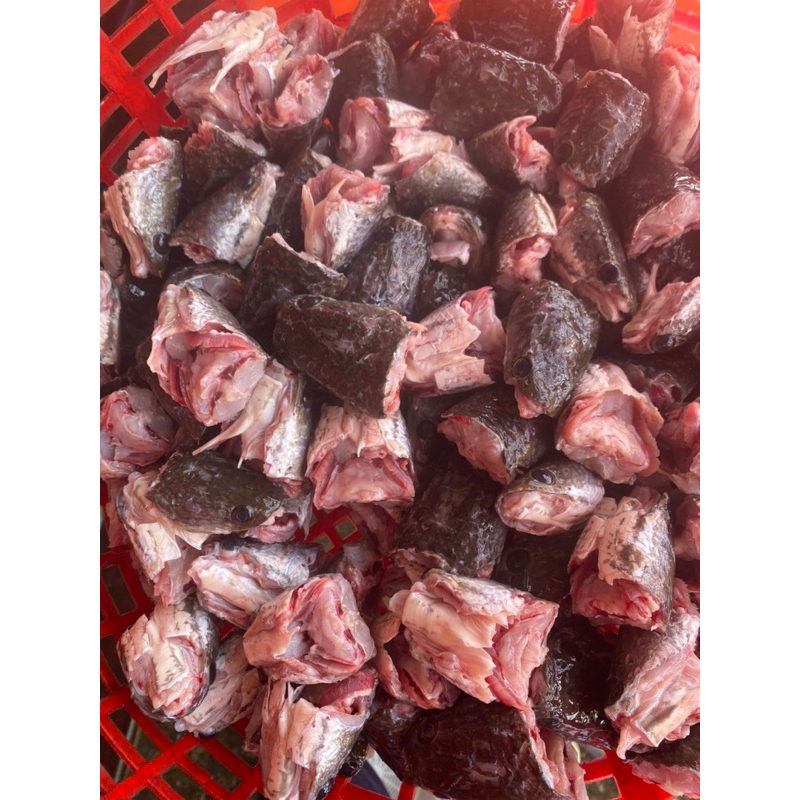 Đầu cá lóc đồng bịch 1kg (giao tphcm)
