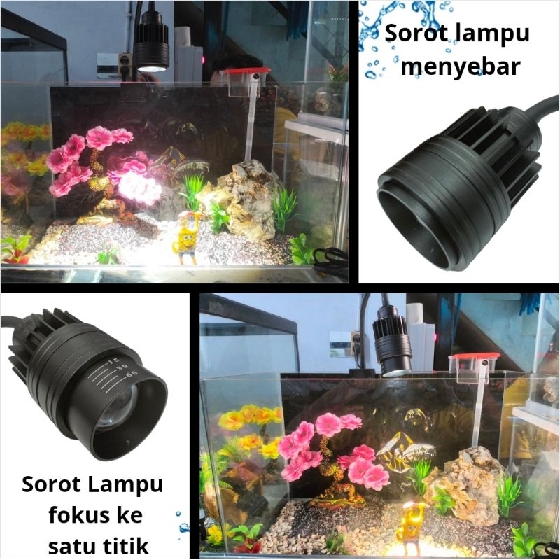 KANDILA BIOTOPE LIGHT Lampu Jepit Biotope Aquarium Aquascape