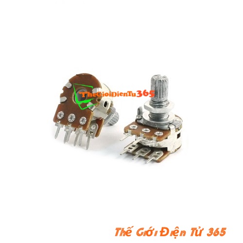 5 chiết áp bi đôi 50k ohm kép b50k