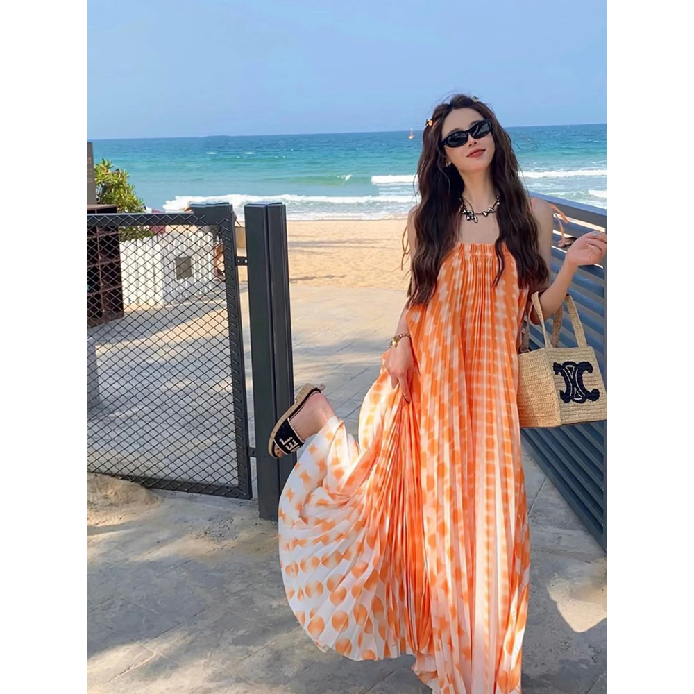 Váy maxi The Orange Dress by Jane