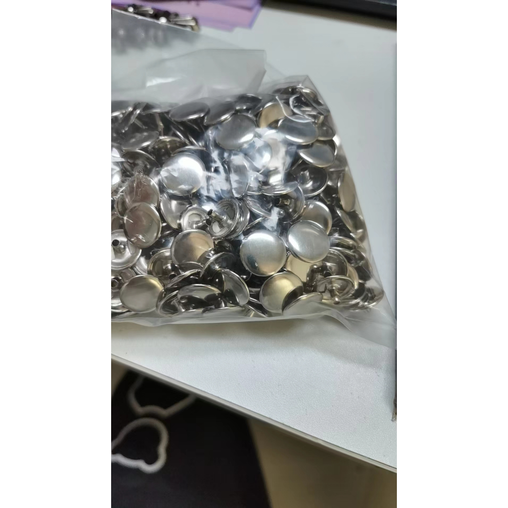 Nút bấm 4 thành phần (nút chén) Nút bấm SẮT Size 15mm Dùng làm đồ thủ công