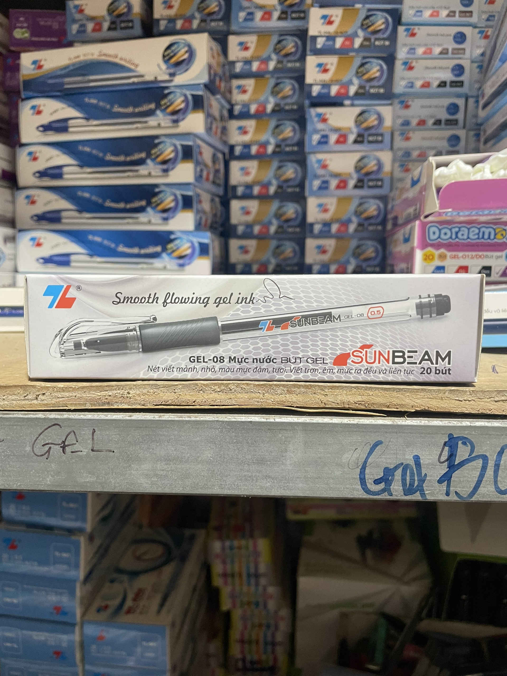 (Hộp 20 Cây) Bút Gel Thiên Long GEL-08 Ngòi 0.5mm