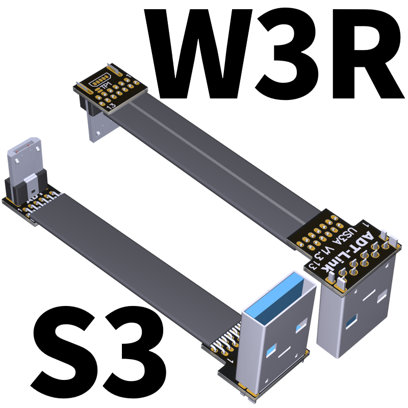 【Innovative design】Fpv Micro Usb 2.0 90 Degree Adapter 5cm-3m Fpc Ribbon 5pin Usb2.0 Micro-B To Usb-A Flat Cable For Multicopter Aerial Photography. 