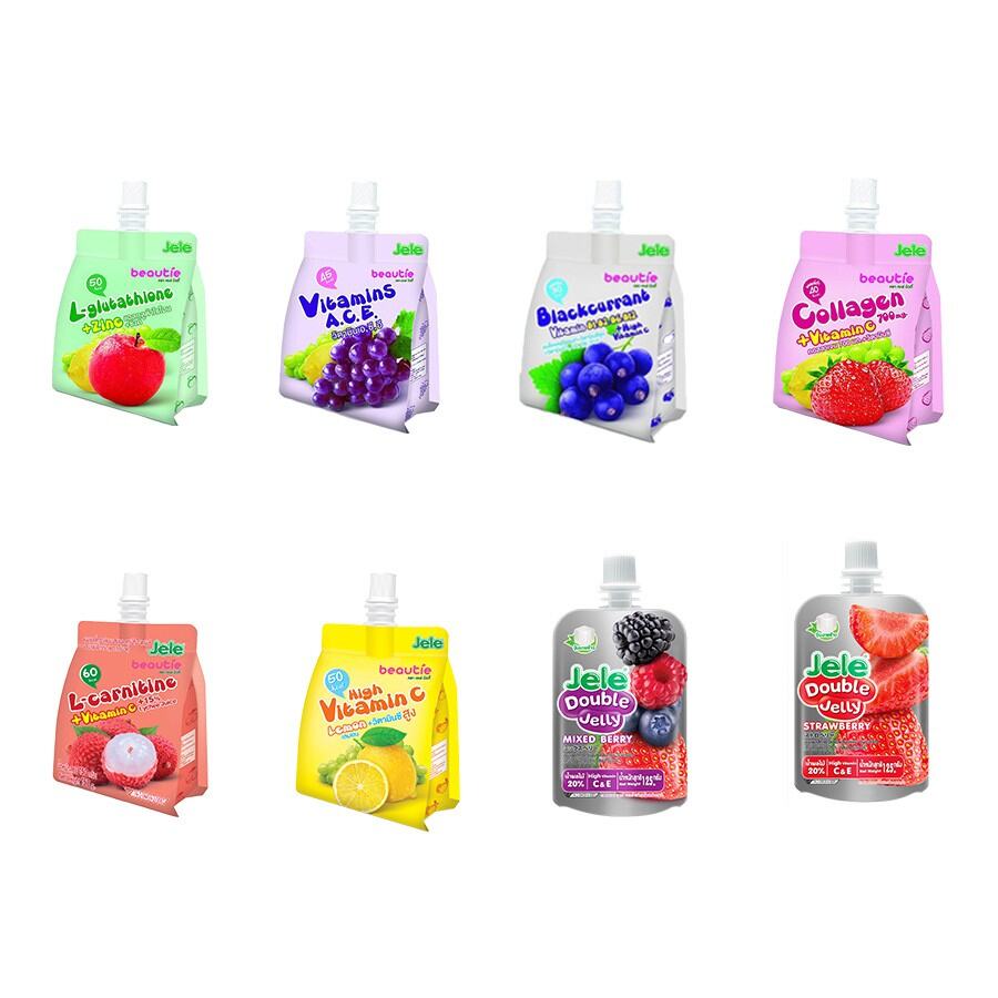 [CHÍNH HÃNG]Combo 10 Nước Trái Cây Thạch Jele Beautie 150g